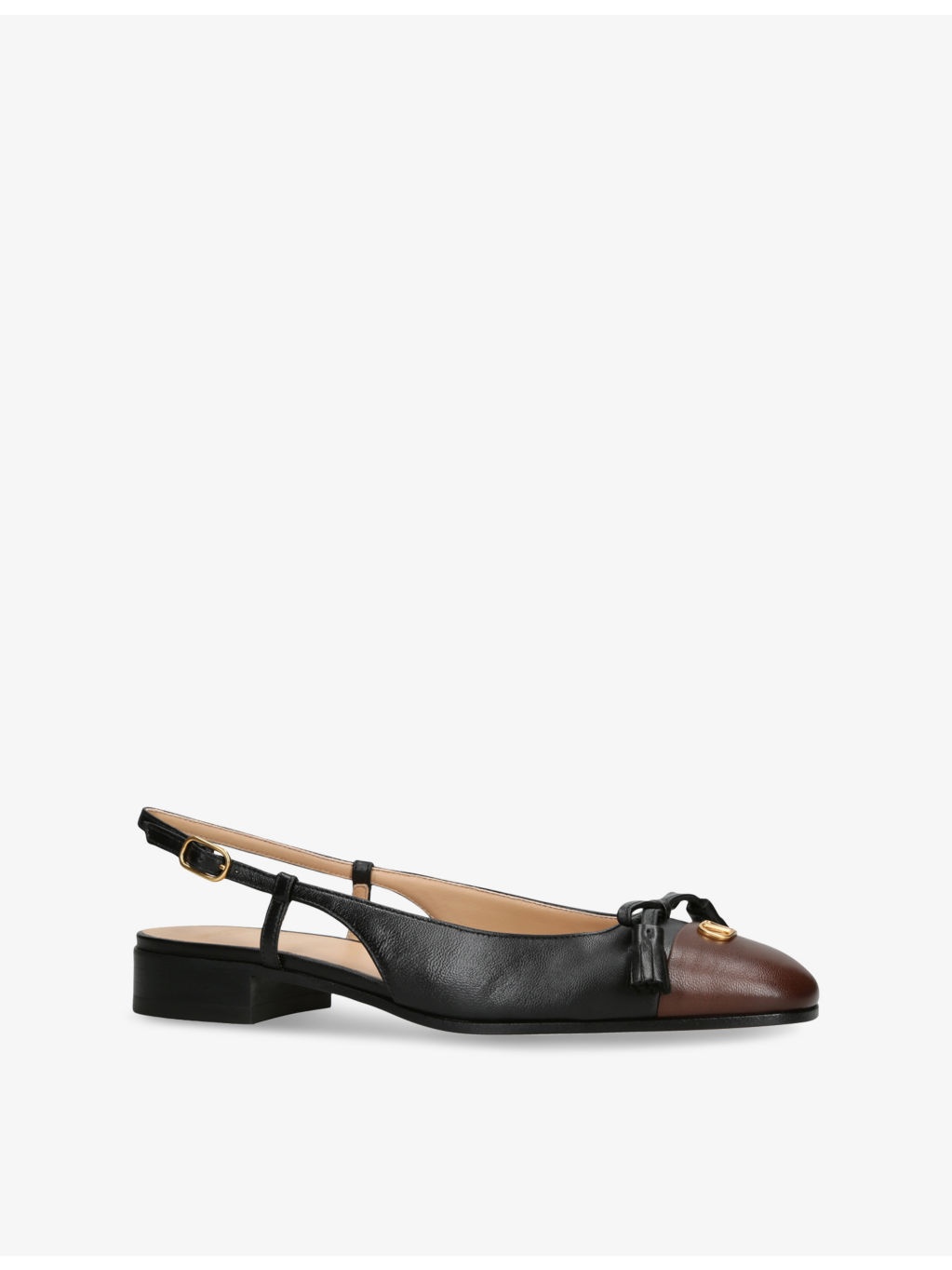 Valet Du Roi 25 Slingback Leather Ballet Flats - 3