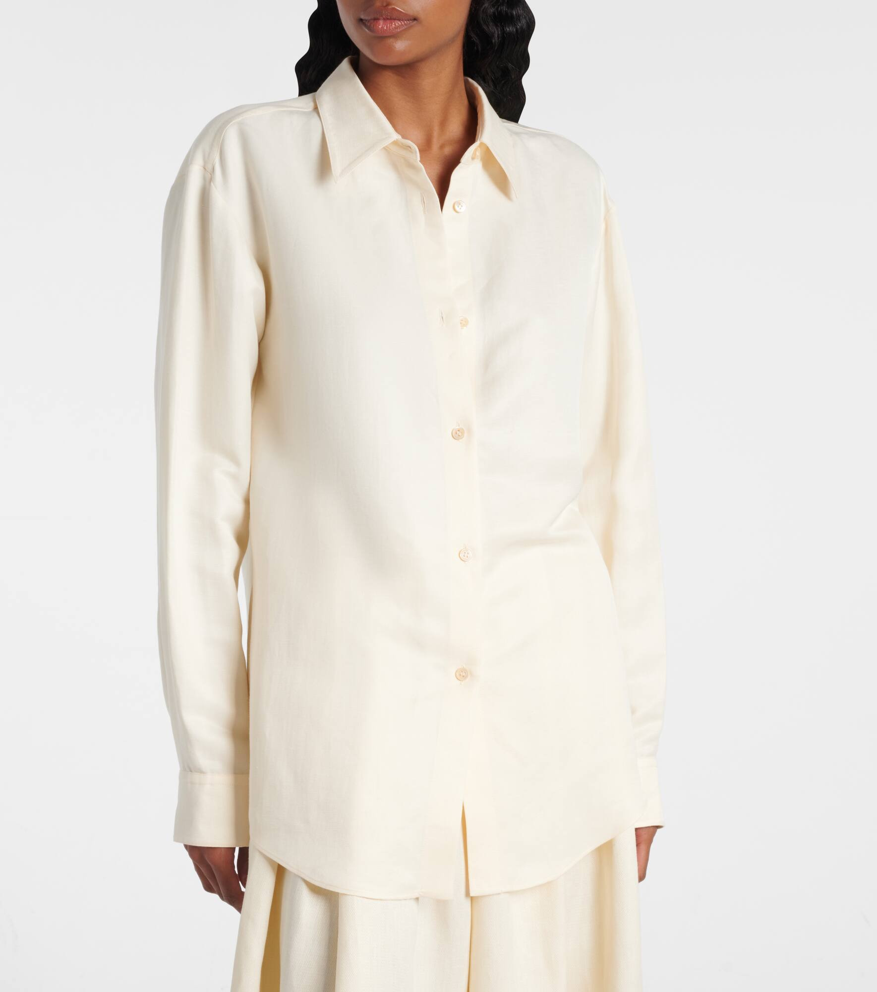 Ferrara linen and silk shirt - 6