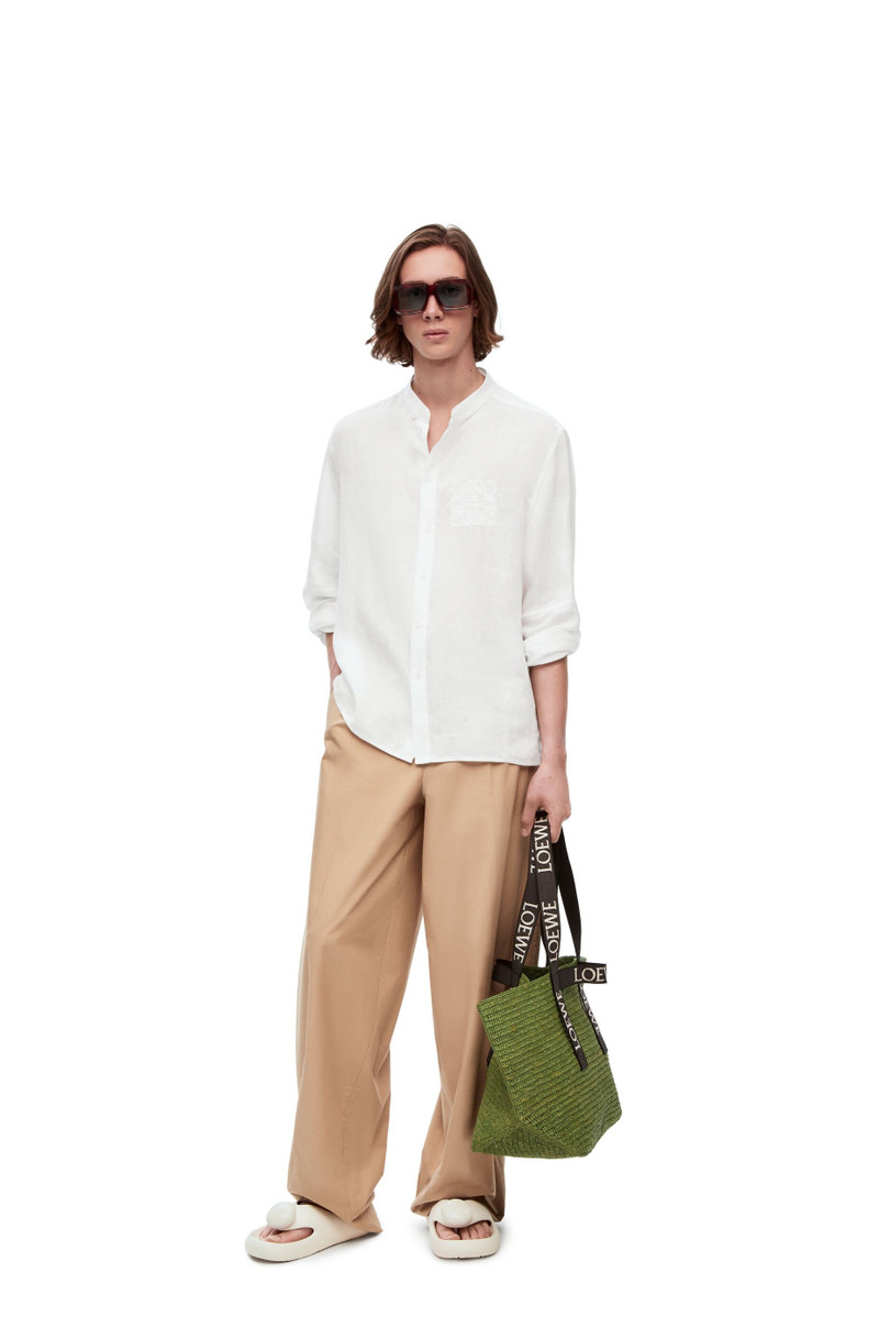 Loewe Band collar shirt in linen outlook