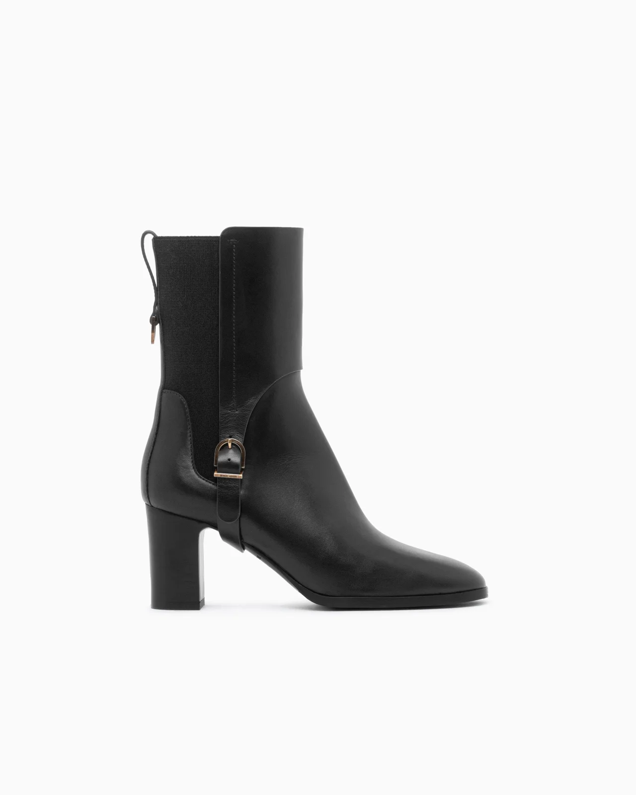 BOOT WITH RUBBER DETAILS AND LEATHER SOLE - 1