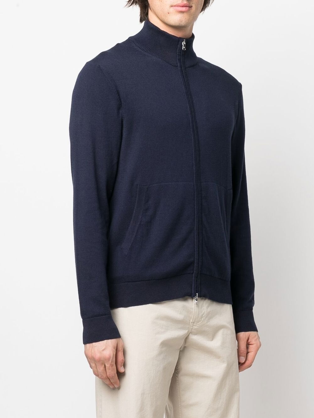 zip-up knit cardigan - 3