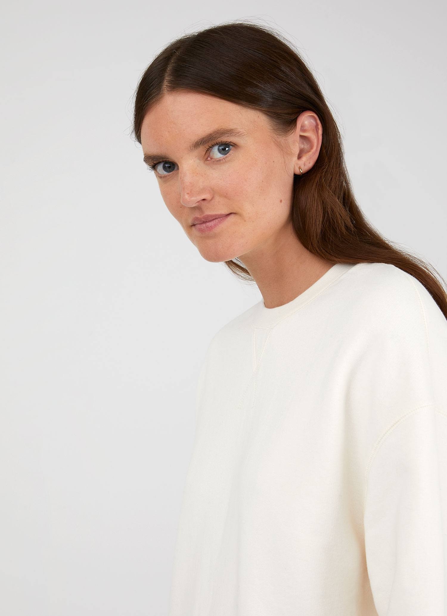 Relaxed Loopback Sweatshirt - 4