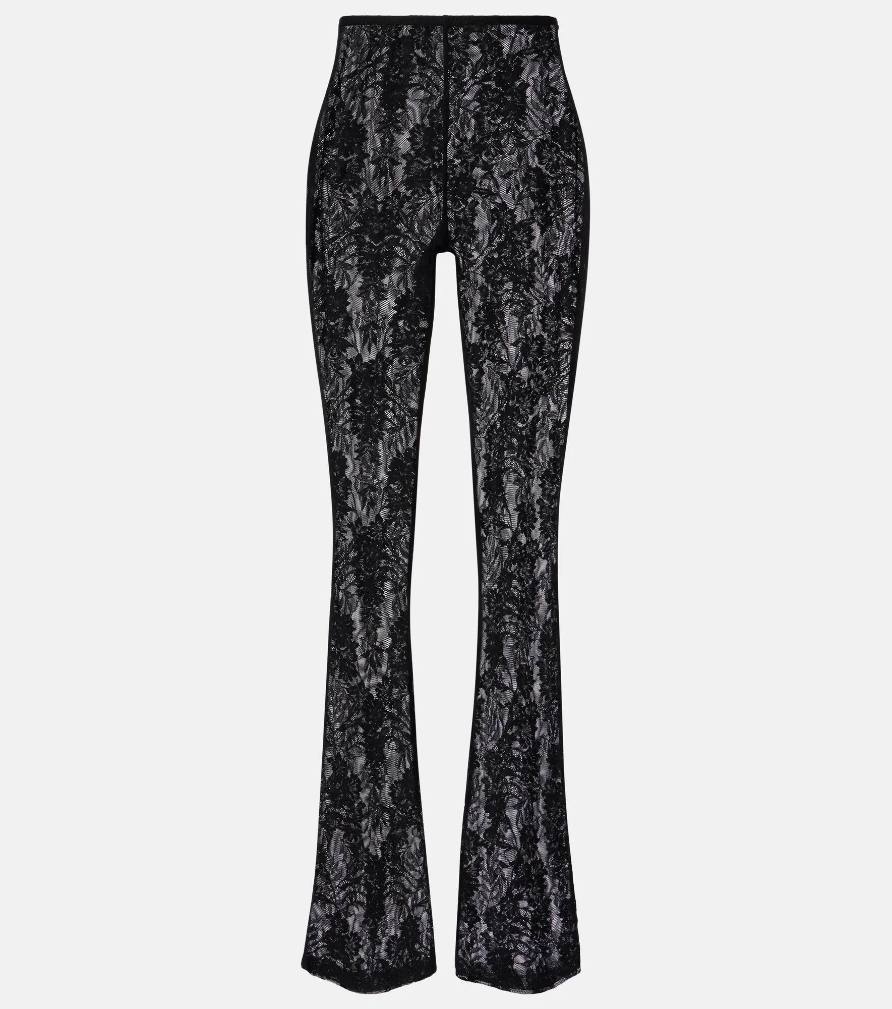 Lace flared pants - 1