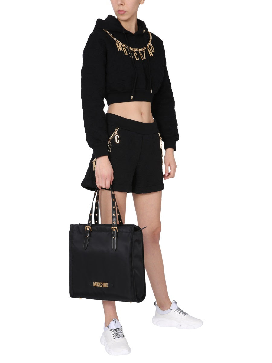 Moschino Women Smile Quilted Bermuda - 2