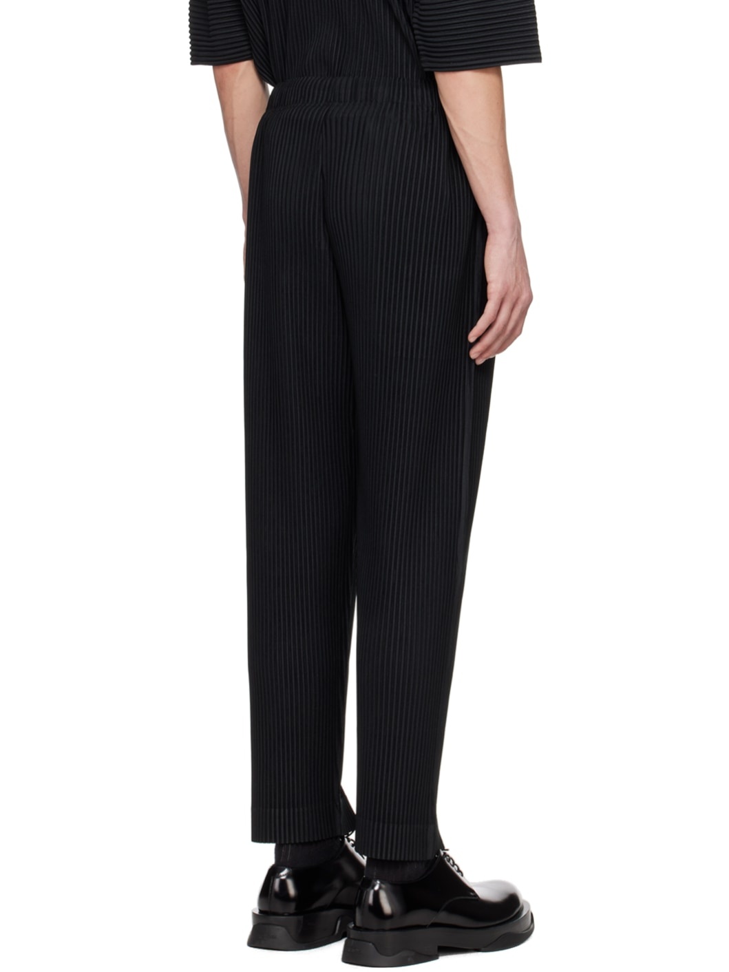 Black Monthly Color March Trousers - 3