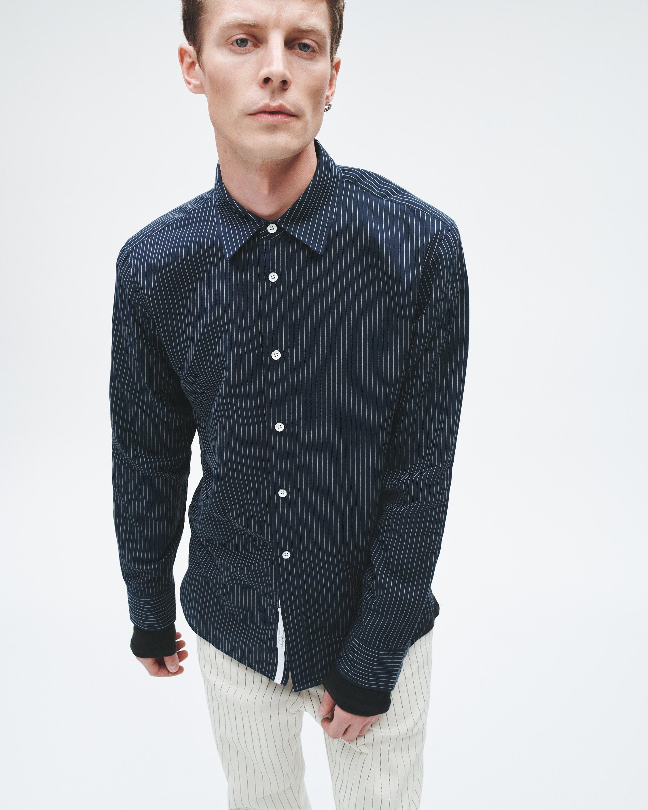 Gus Striped Double Gauze Shirt - 2