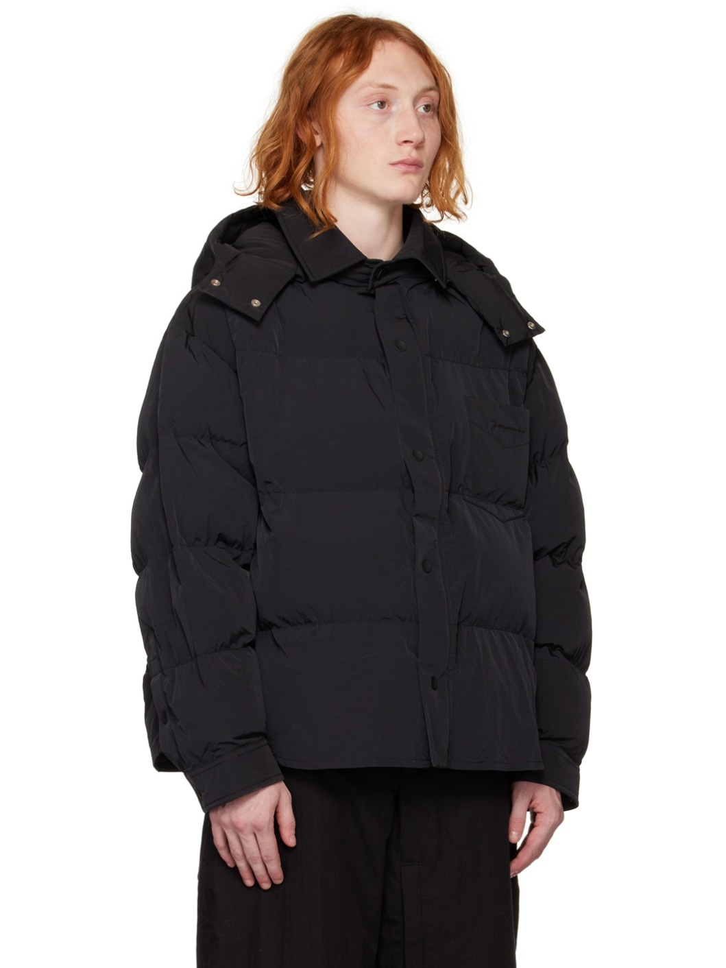 Black Le Papier 'La Doudoune Chemise' Puffer Jacket - 2