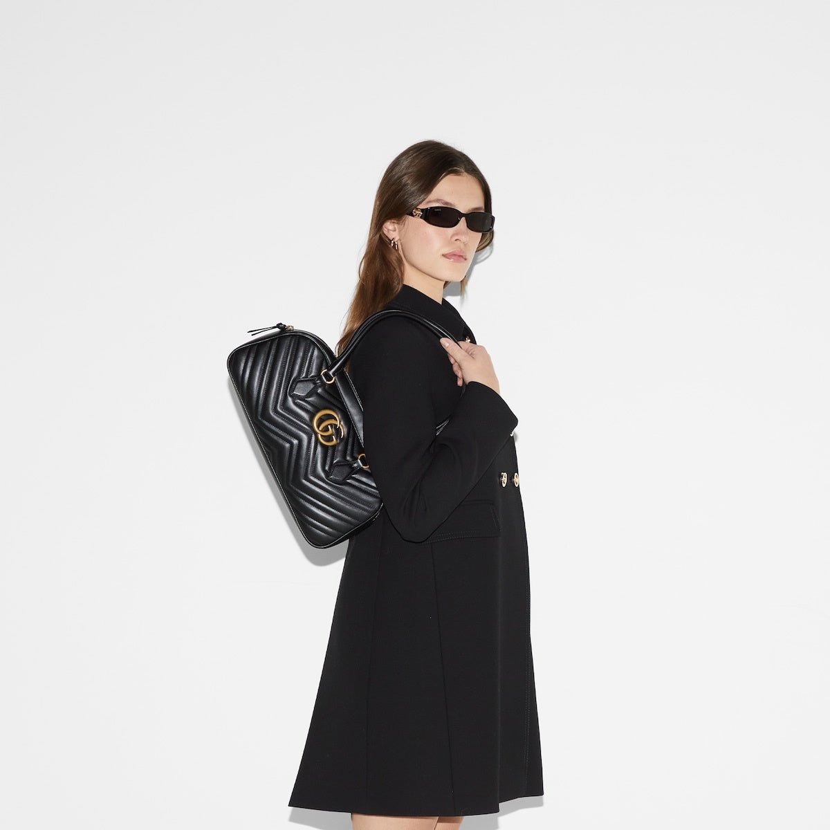 Gucci GG Marmont medium top handle bag - 5