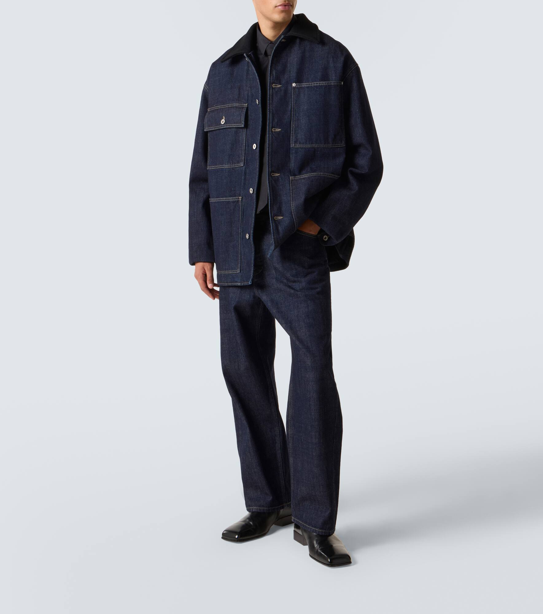 Oversized denim jacket - 2