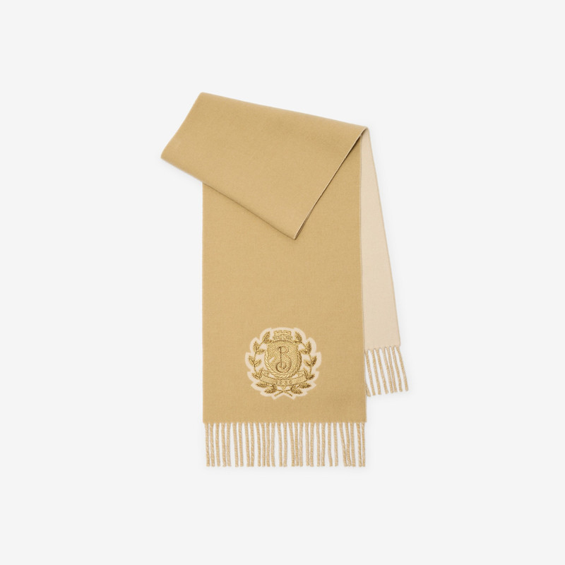 B Crest Cashmere Scarf 1
