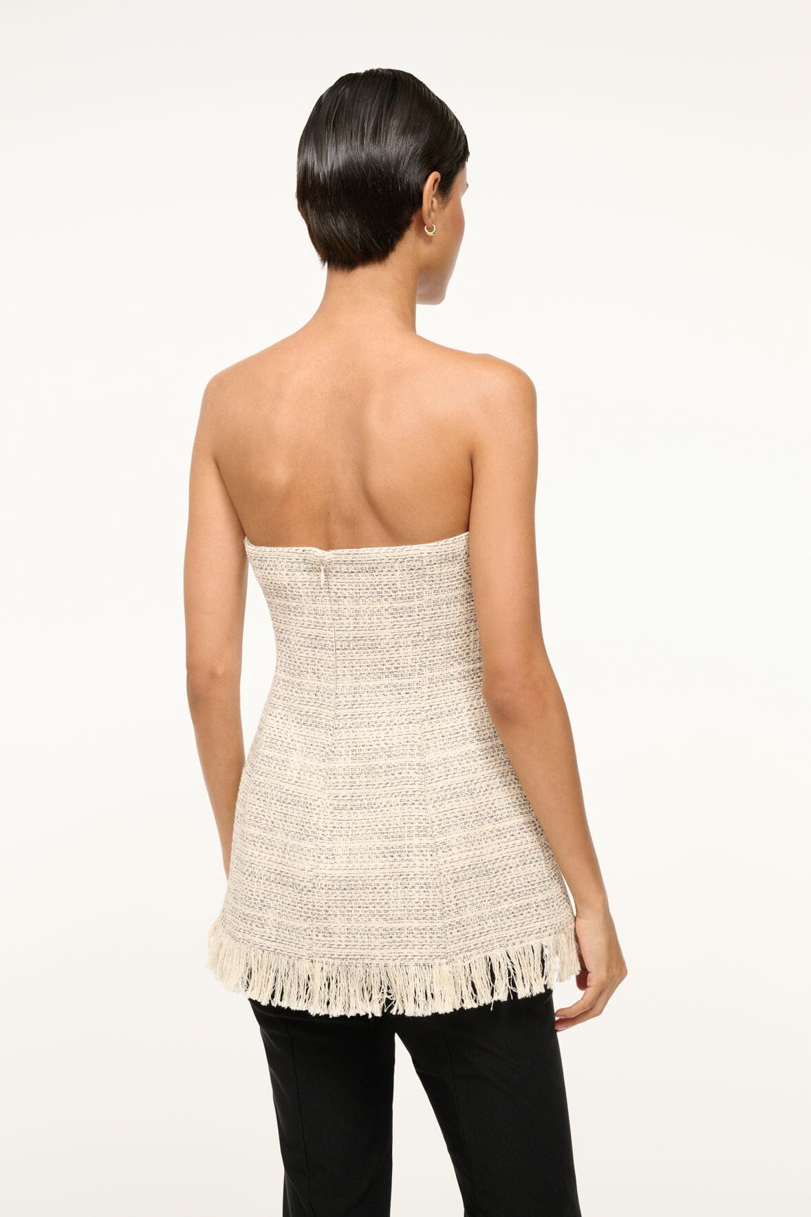 STAUD SILVIA TOP IVORY MULTI - 6