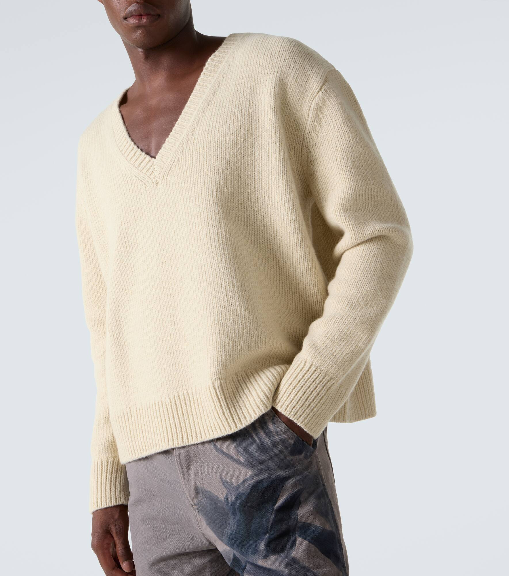 Wool and cashmere sweater - 5
