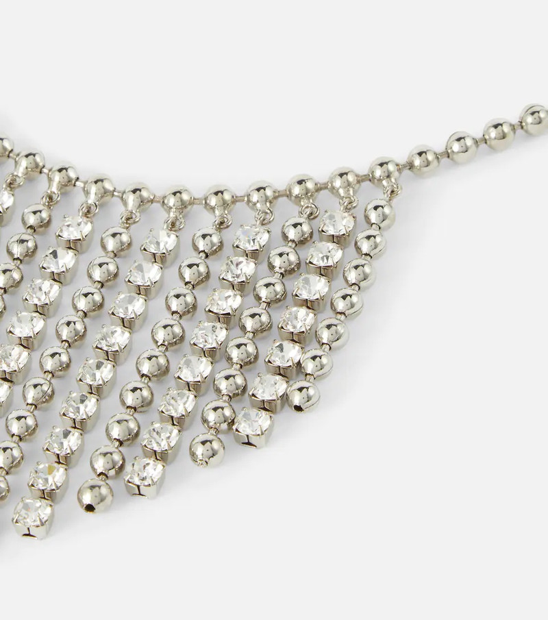 Embellished fringed necklace 4