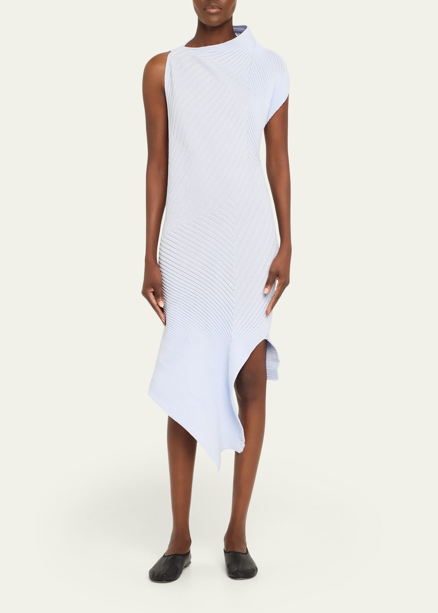 Subdued Asymmetric Dress - 2