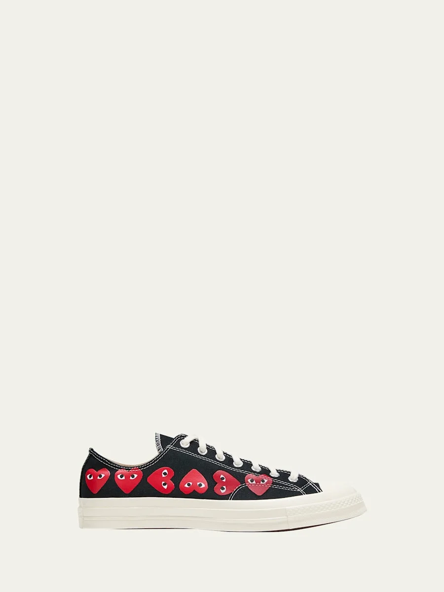 x Converse Men's Chuck 70 Multi Heart Low-Top Sneakers - 1