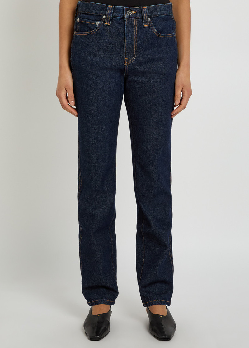 KHAITE Khaite Farley Slim Straight-leg Jeans outlook