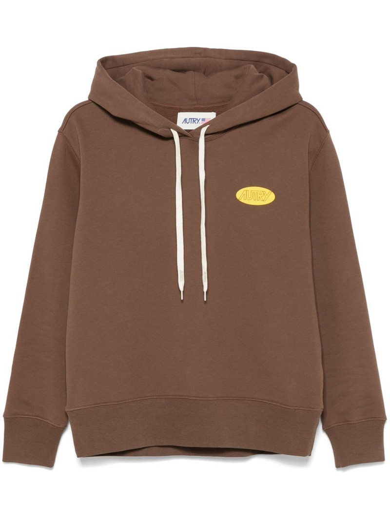 printed logo hoodie 1