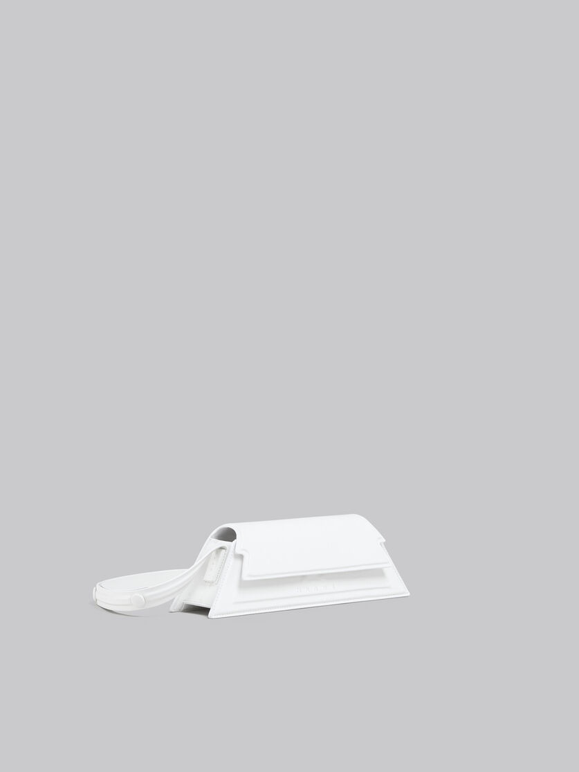 MINI TRUNKOISE BAG IN SMOOTH WHITE LEATHER - 6