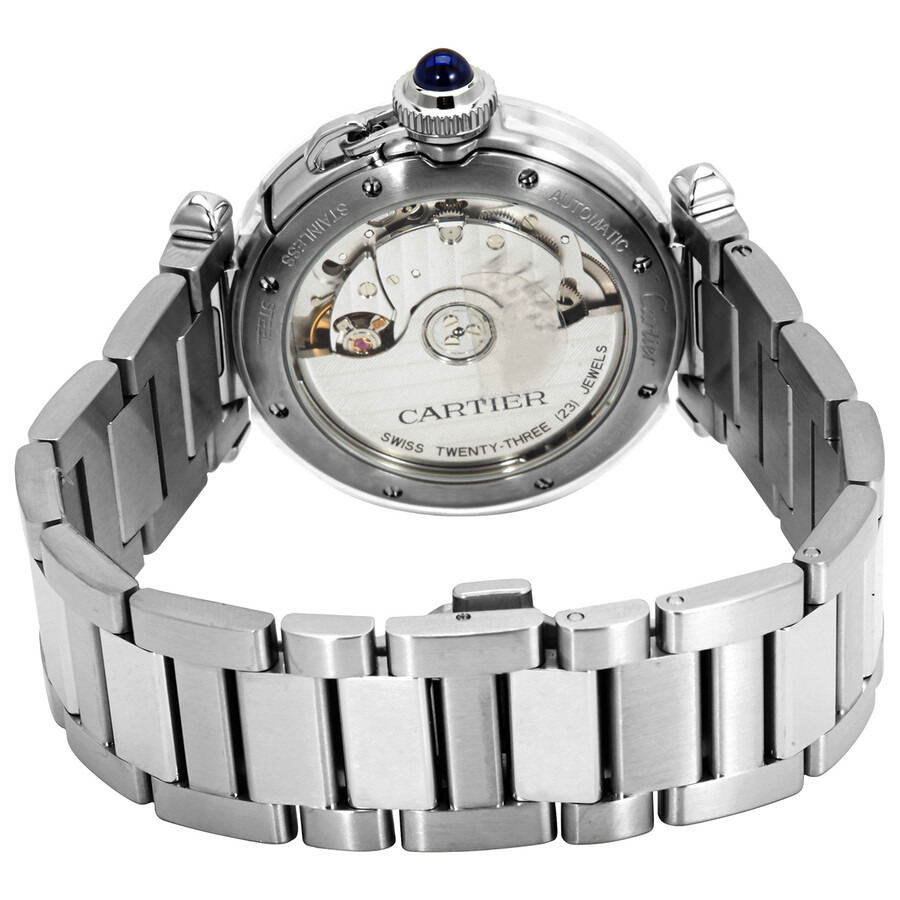 Pre-owned Cartier Pasha Silver Dial Ladies Watch WSPA0013 - 3