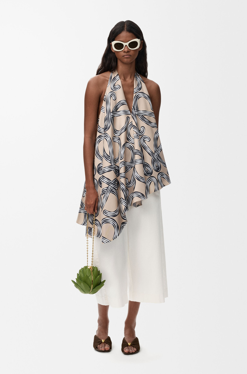 Loewe Cropped trousers in denim outlook