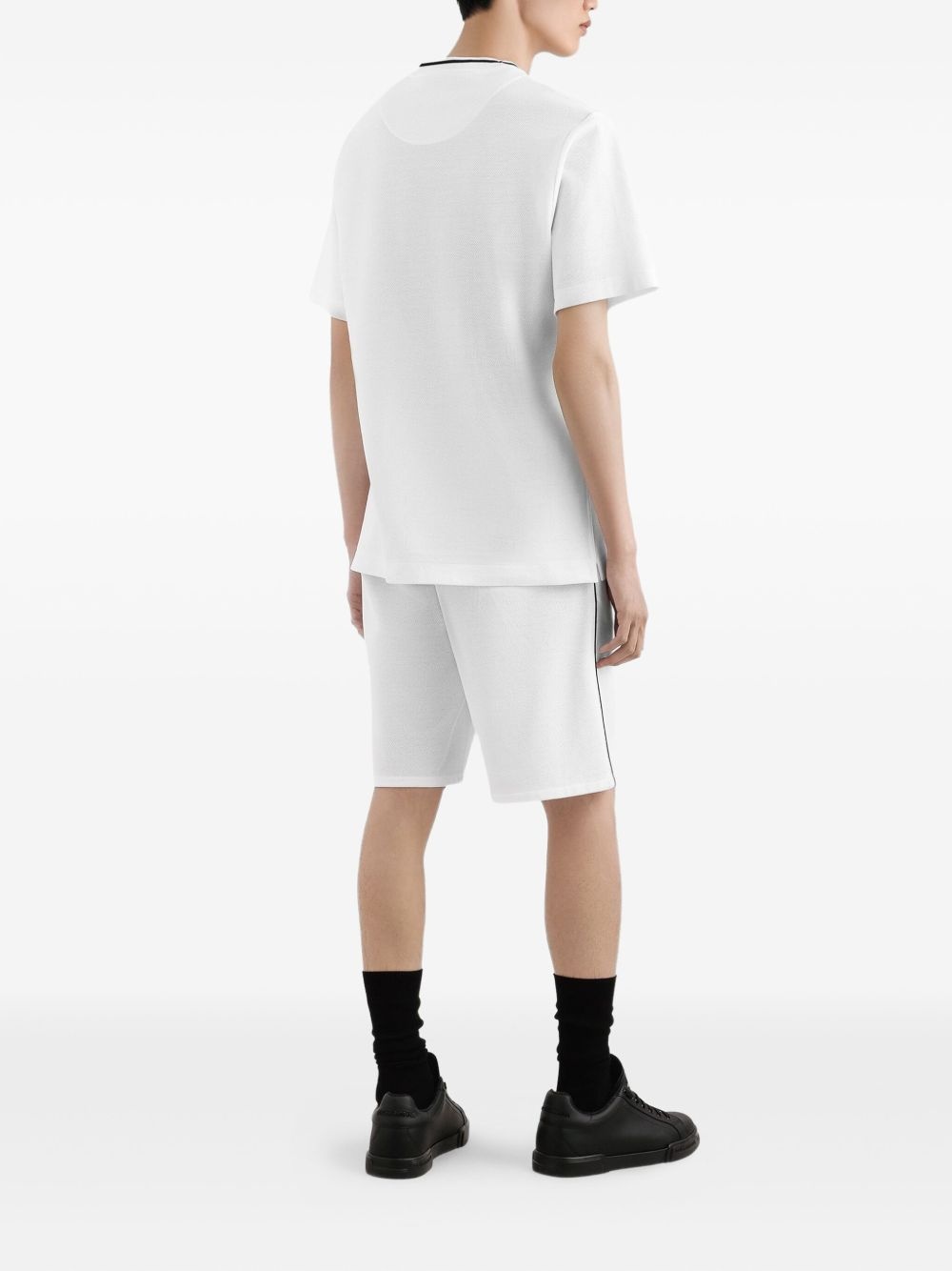 logo-embroidered cotton t-shirt - 3
