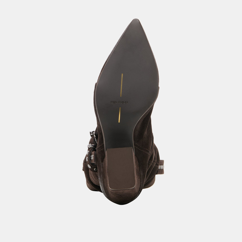 MORLA BOOTS DK BROWN SUEDE 10