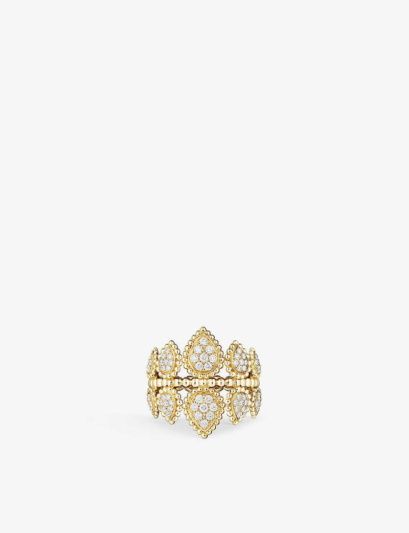 Serpent Bohème 18ct yellow-gold and 0.5ct diamond ring - 1
