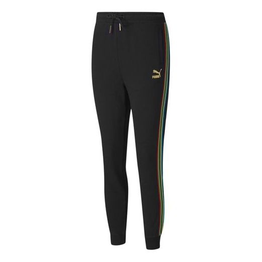 (WMNS) PUMA World Resonance Series Drawstring Knitted Trousers 599062-51 - 1