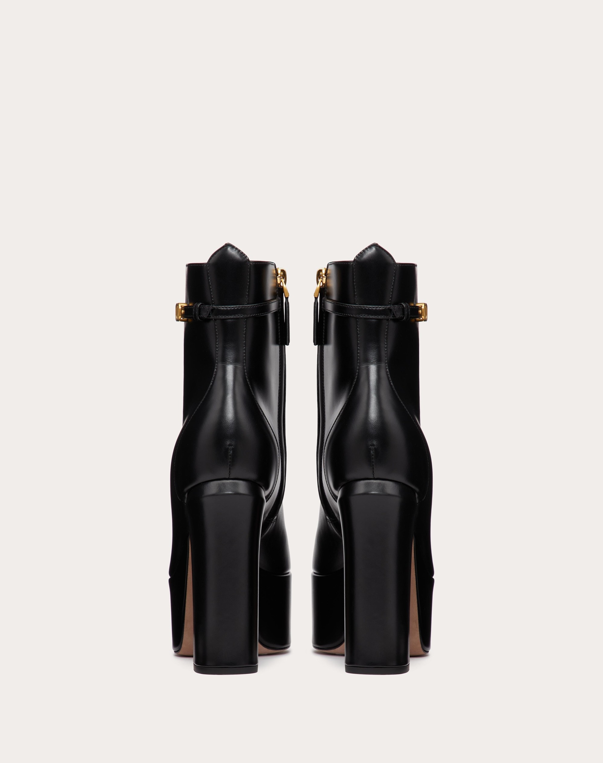 VALENTINO GARAVANI TAN-GO PLATFORM ANKLE BOOT IN CALFSKIN 120MM - 3