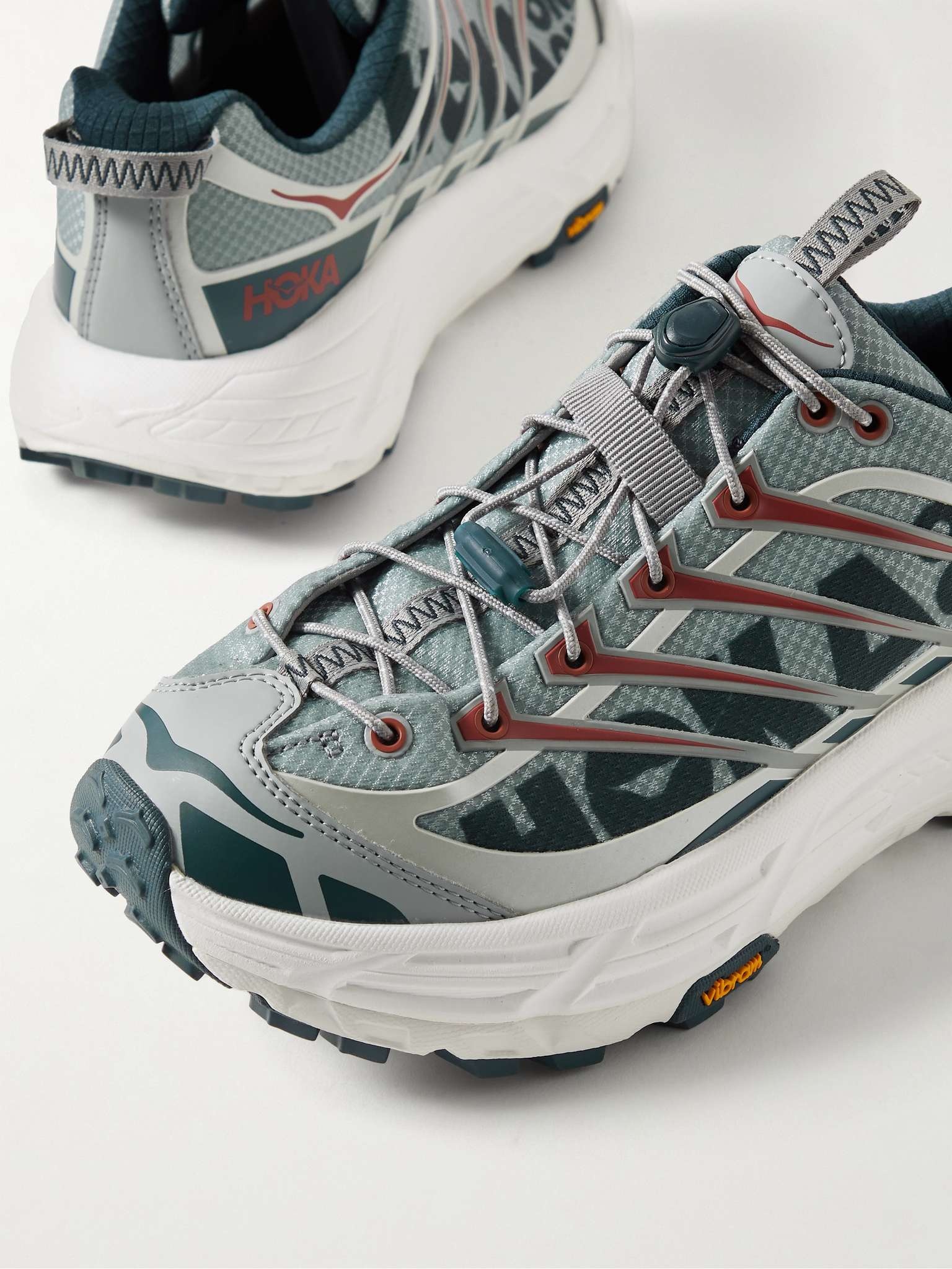HOKA ONE ONE Mafate Three2 Rubber-Trimmed Mesh Running