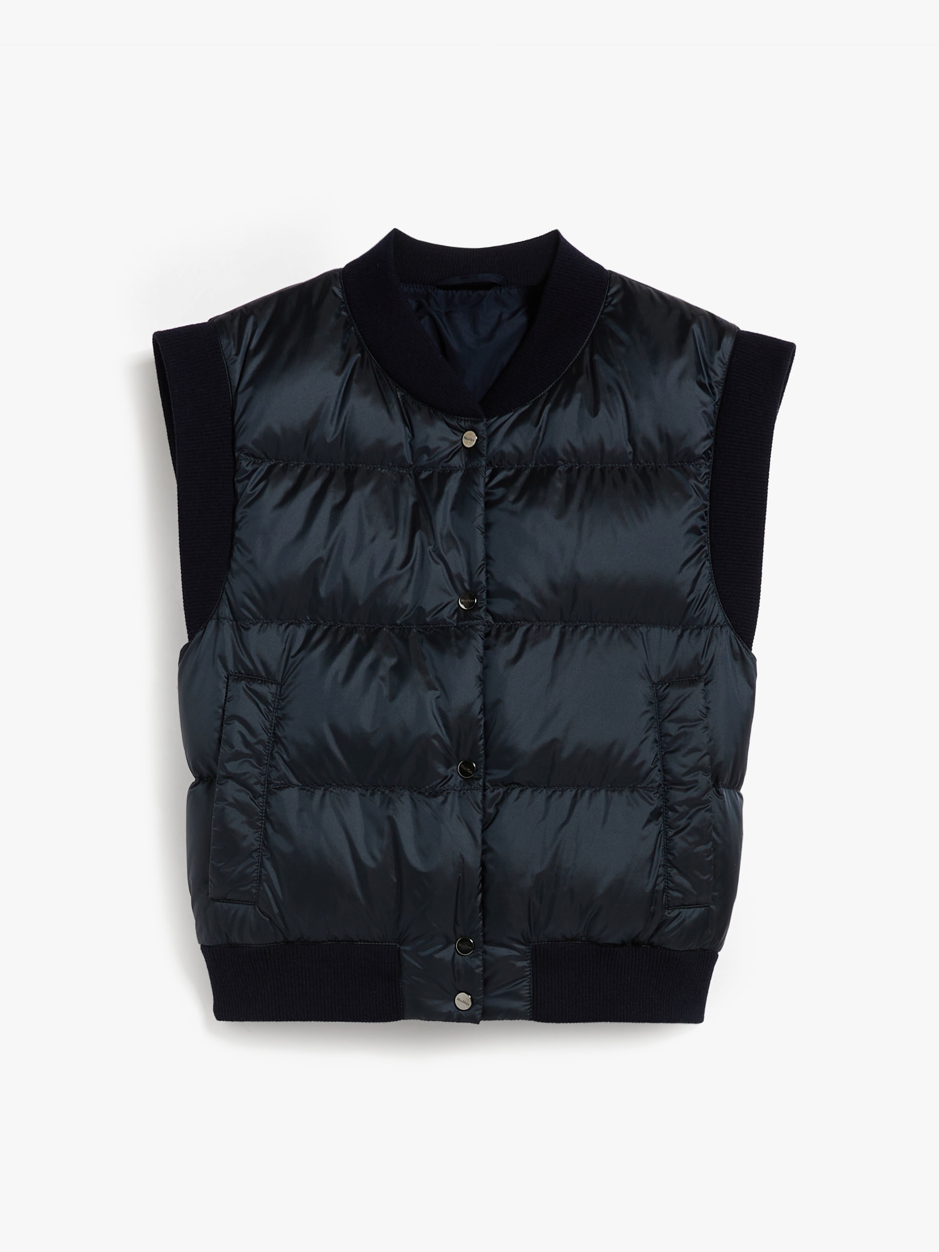 ASOFT Water-resistant technical canvas cropped gilet - 1