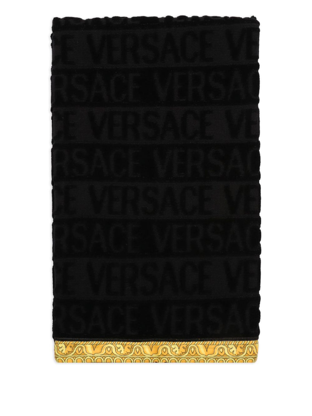 Barocco-print towel - 3