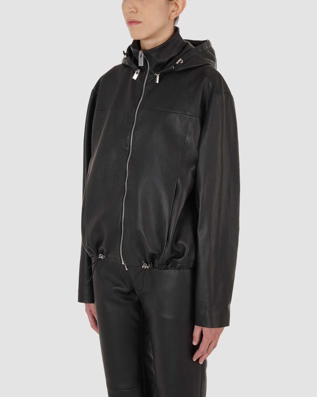 LEATHER WINDBREAKER - 4