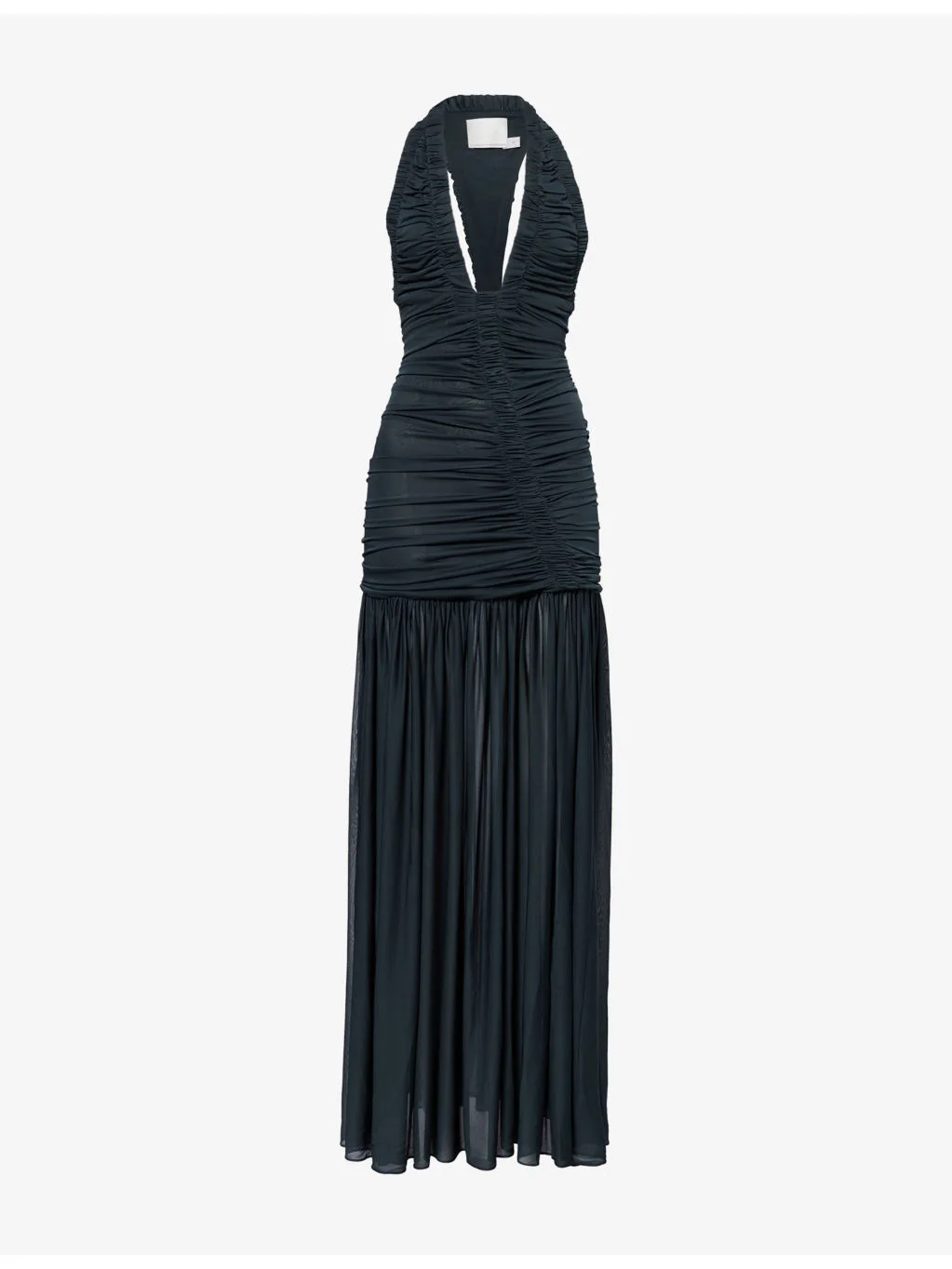 Orion Draped Woven Gown - 1