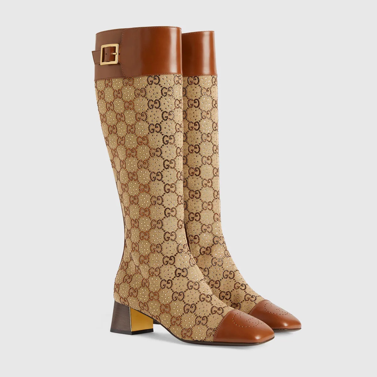 GUCCI Women's boot with crystals | REVERSIBLE