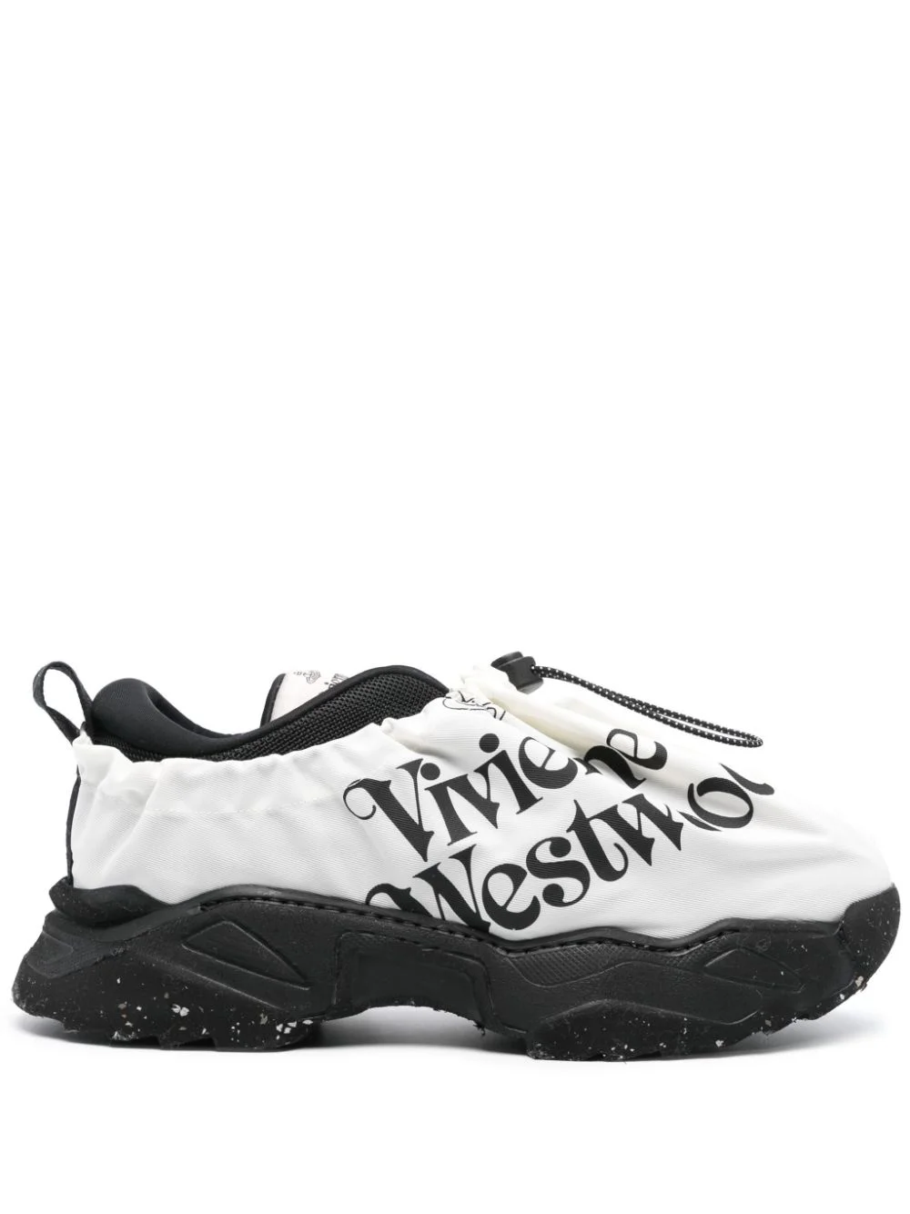 logo-print layered sneakers - 1