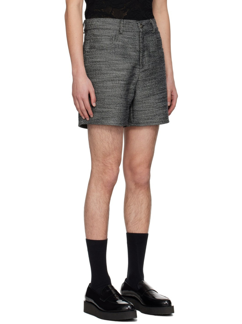 ERNEST W. BAKER Black & White Five-Pocket Shorts outlook