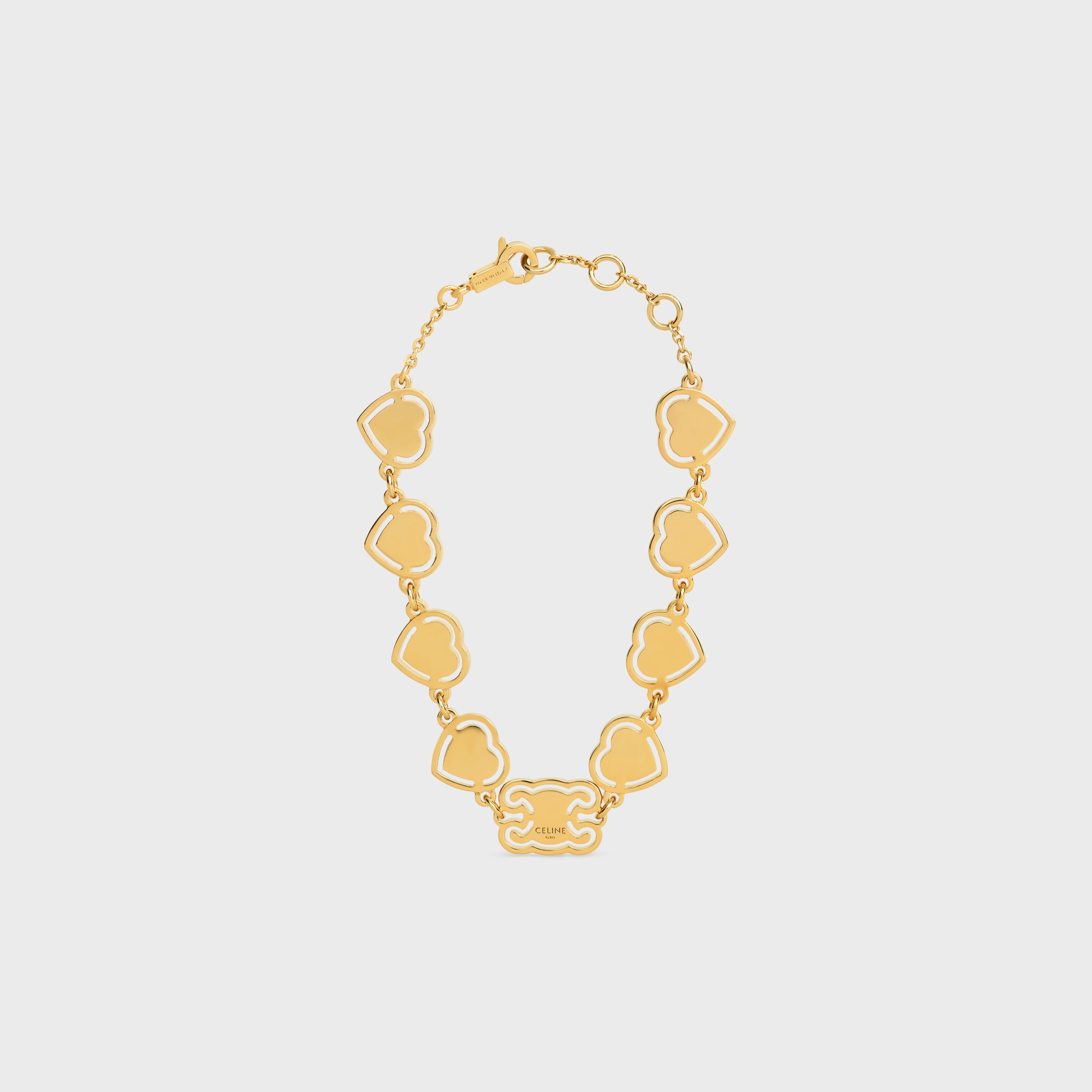 Cœur Celine Bracelet in Brass with Gold Finish - 1