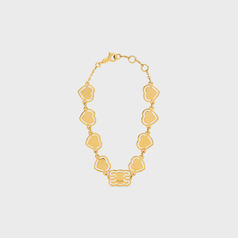 Cœur Celine Bracelet in Brass with Gold Finish 1