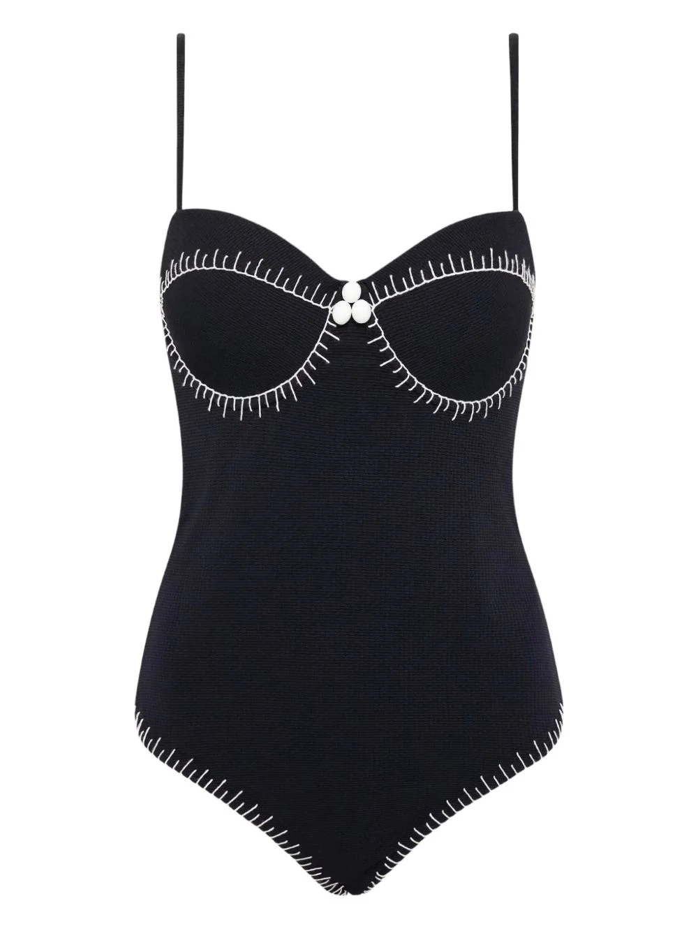 Salento Maillot button detail one piece - 1