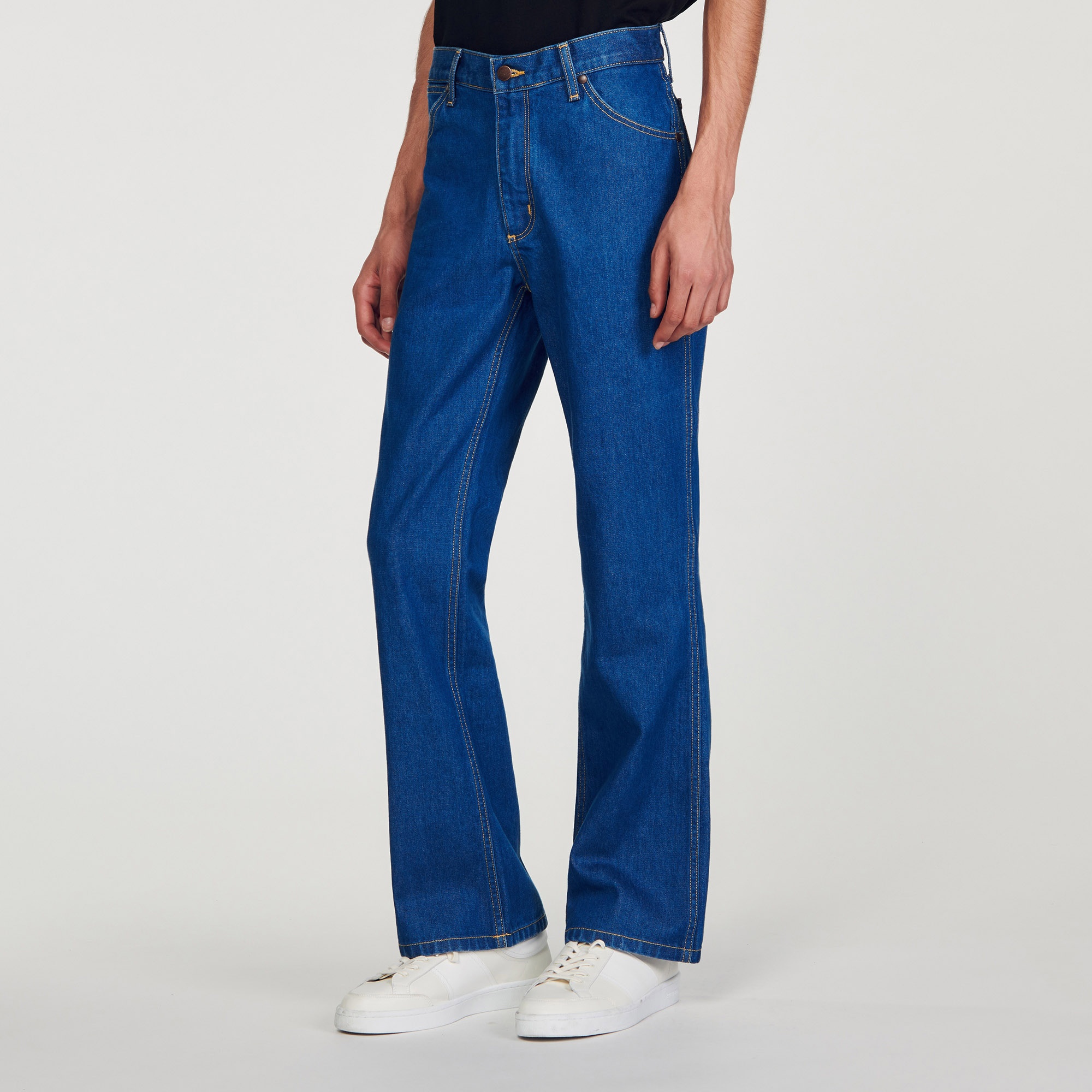 SANDROxWRANGLER faded jeans - 5