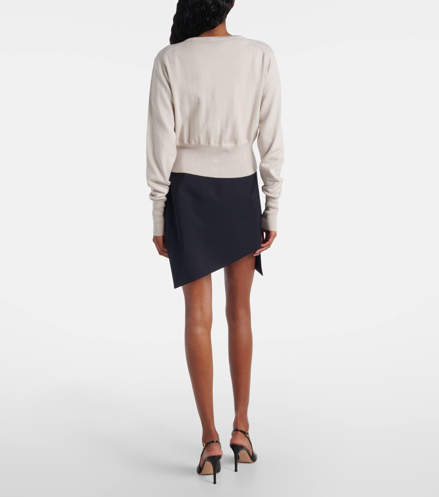 Bea Orb cotton and cashmere cardigan - 3