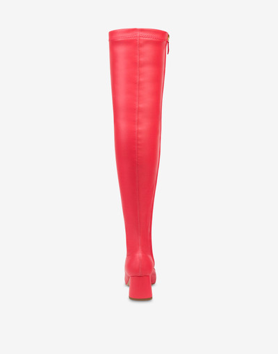 Moschino OVER-THE-KNEE STRETCH BOOTS outlook