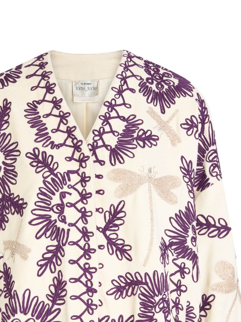 forte_forte floral-embroidered jacket outlook