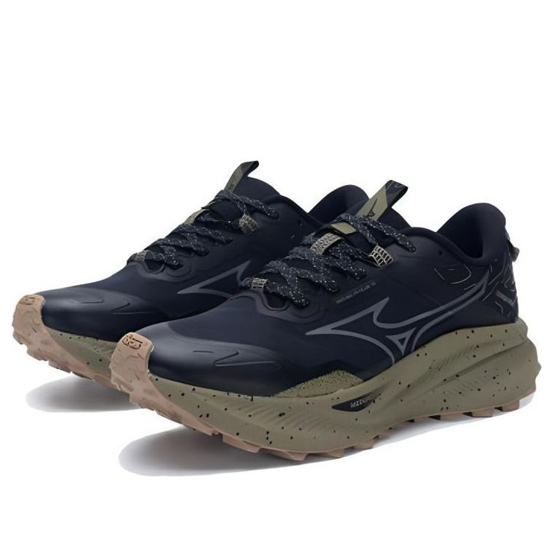 Mizuno Mizuno Wave Solar V2 'Black Khaki' D1GH241803 outlook