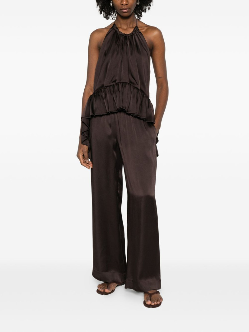 LIBEROWE pleated front palazzo trousers outlook