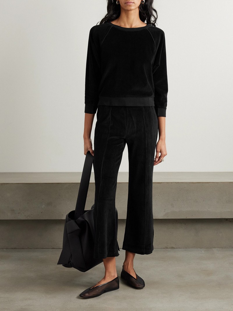 SUZIE KONDI Saba Cotton-blend Velour Sweatshirt outlook