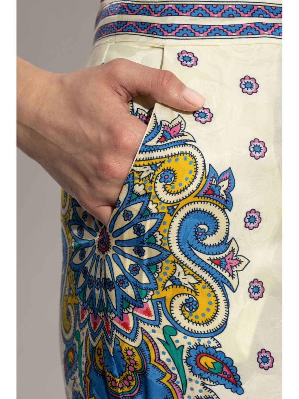 paisley-print trousers - 5