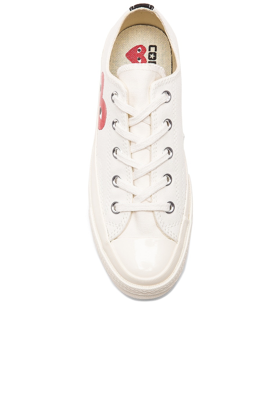 Converse Large Emblem Low Top Canvas Sneakers - 4
