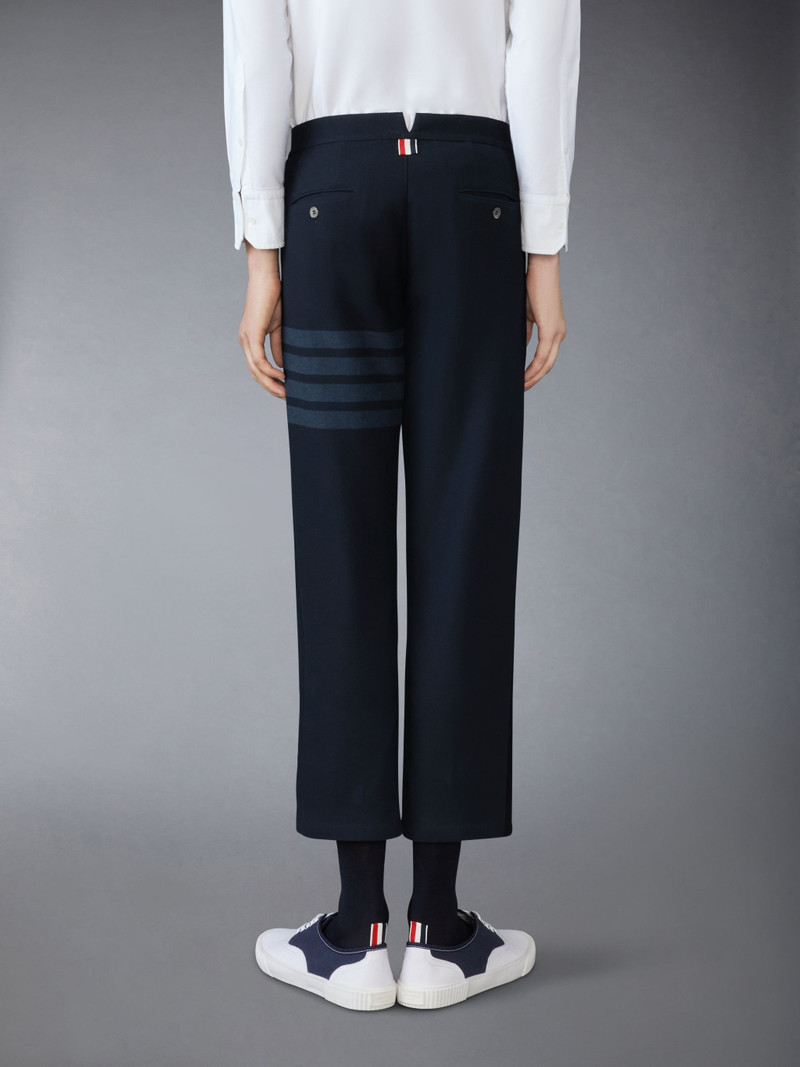Thom Browne Double Face Tech Twill 4-Bar Trousers outlook